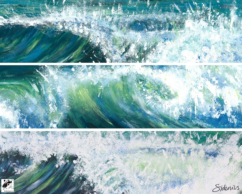 Waves Triptych
