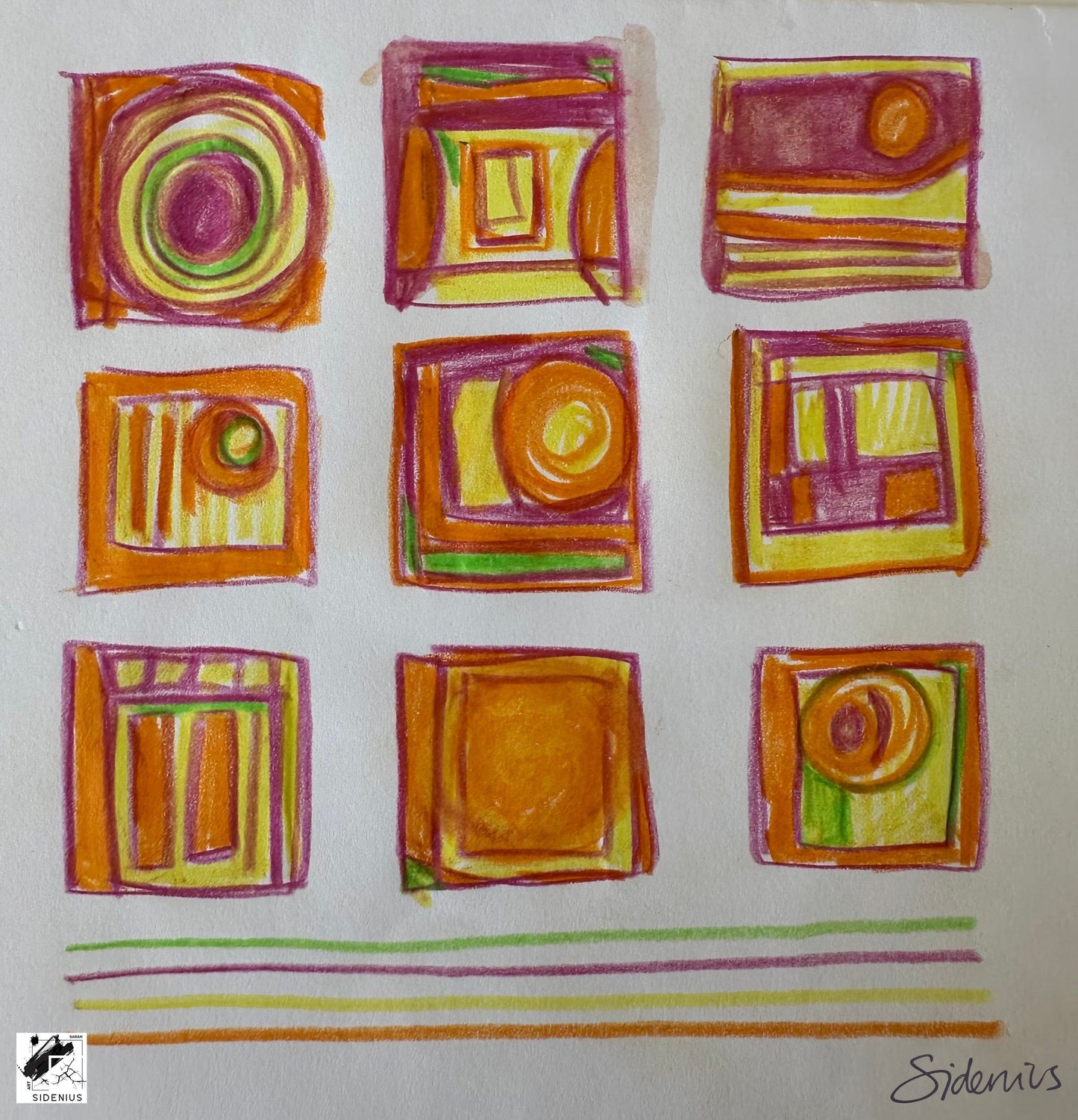 Orange Squares